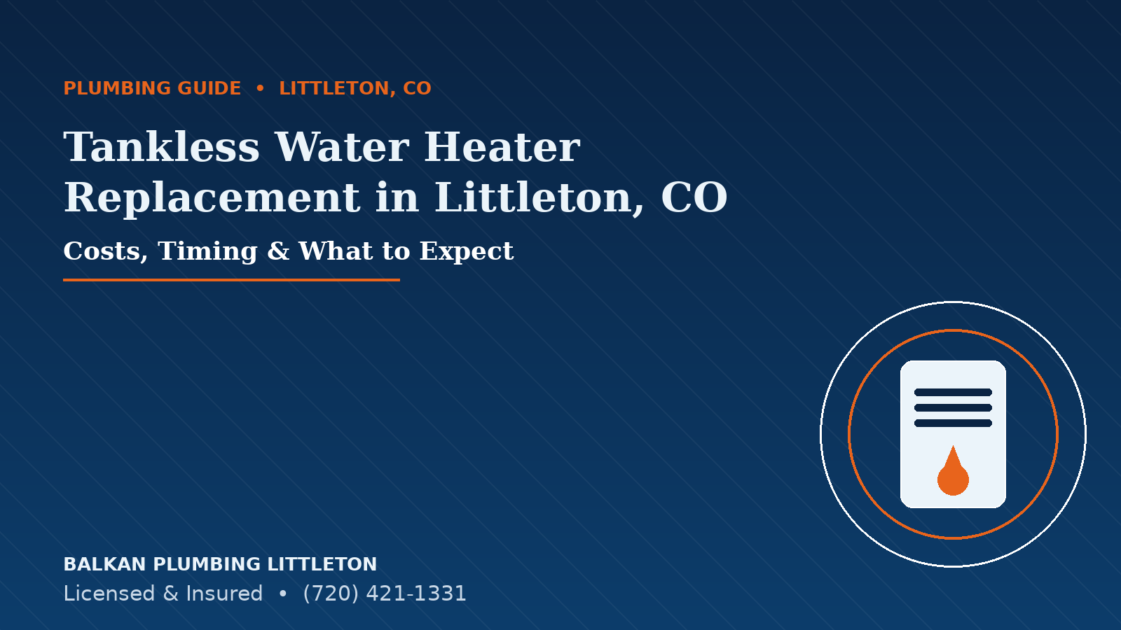 tankless water heater replacement littleton