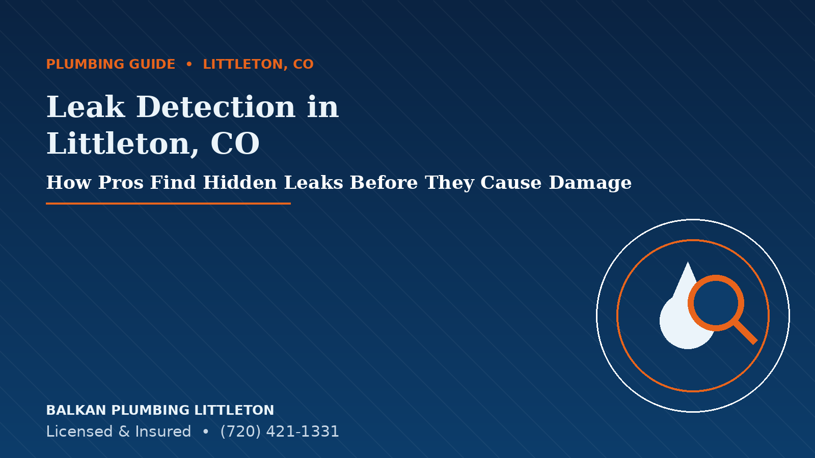 leak detection services